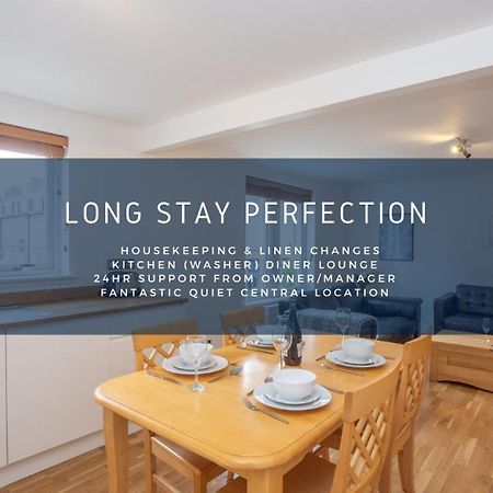 Dwellcome Home Ltd 2 King Beds West End Apt, Half Mile To Union Street Yet Quiet, Free Allocated Parking Space At Rear Entrance & Fast Wifi, Ideal For Long Term Contractor, Corporate, Etc Stays, Regular Housekeeping Option - See Our Site For Assuranc Абердин Экстерьер фото